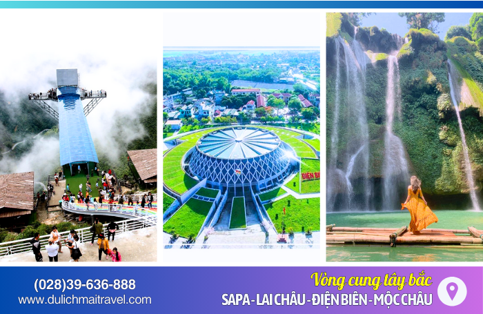 Tour Tây Bắc 5N4Đ • Sapa, Lai Châu, Điện Biên, Mộc Châu