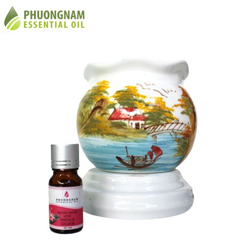 Đèn Xông Tinh Dầu Vùng Quê Sông Nước