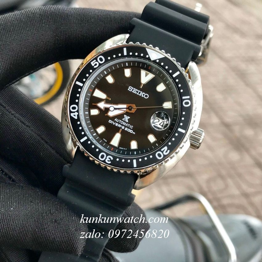 Đồng Hồ Nam Seiko Prospex Diver Mini Turtles Automatic Dây Đen 42mm KUNKUN  WATCH