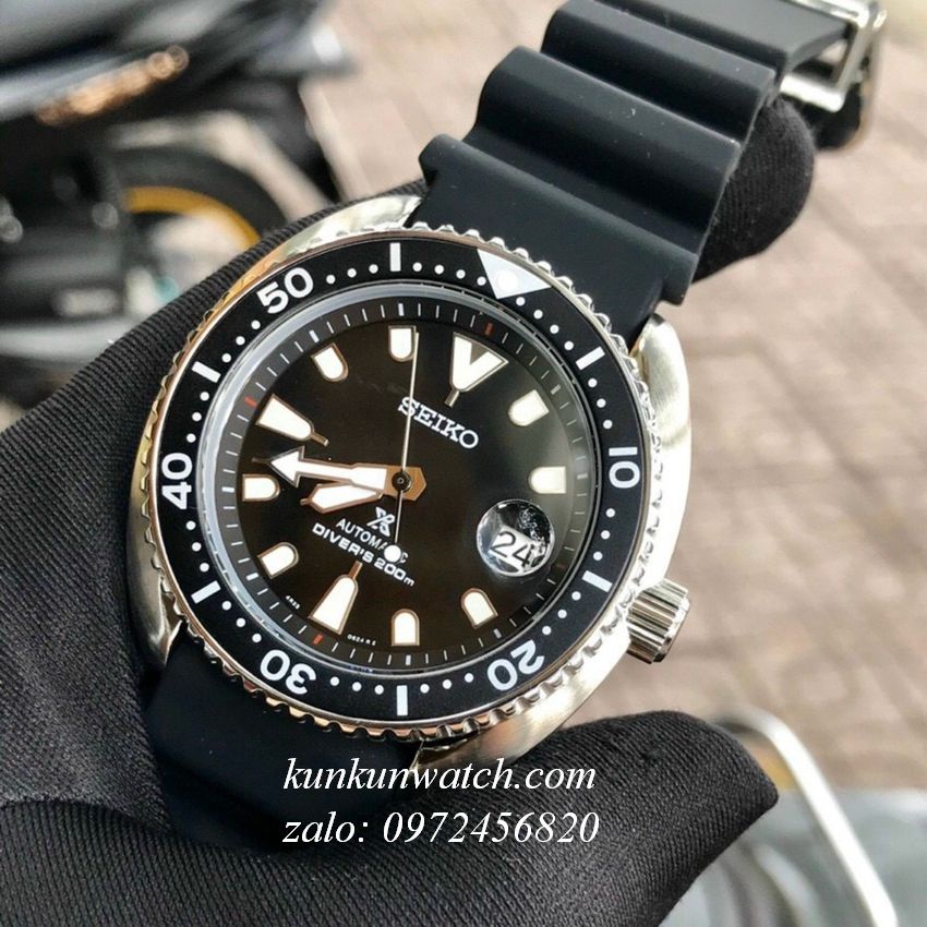 Đồng Hồ Nam Seiko Prospex Diver Mini Turtles Automatic Dây Đen 42mm KUNKUN  WATCH