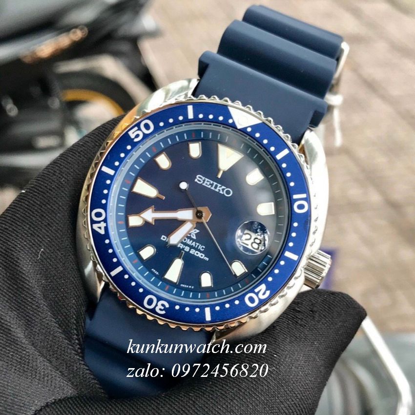 Đồng Hồ Nam Seiko Prospex Diver Mini Turtles Automatic Dây Xanh