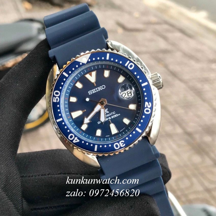 Đồng Hồ Nam Seiko Prospex Diver Mini Turtles Automatic Dây Xanh 42mm KUNKUN  WATCH