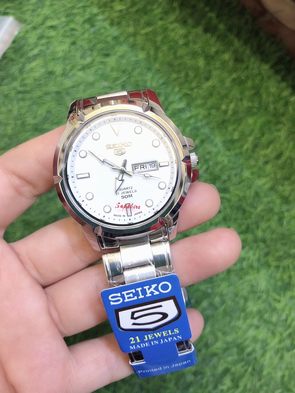 Đồng Hồ Nam Seiko SKTTC031 - Quartz - Dây kim loại - 38mm KUNKUN WATCH