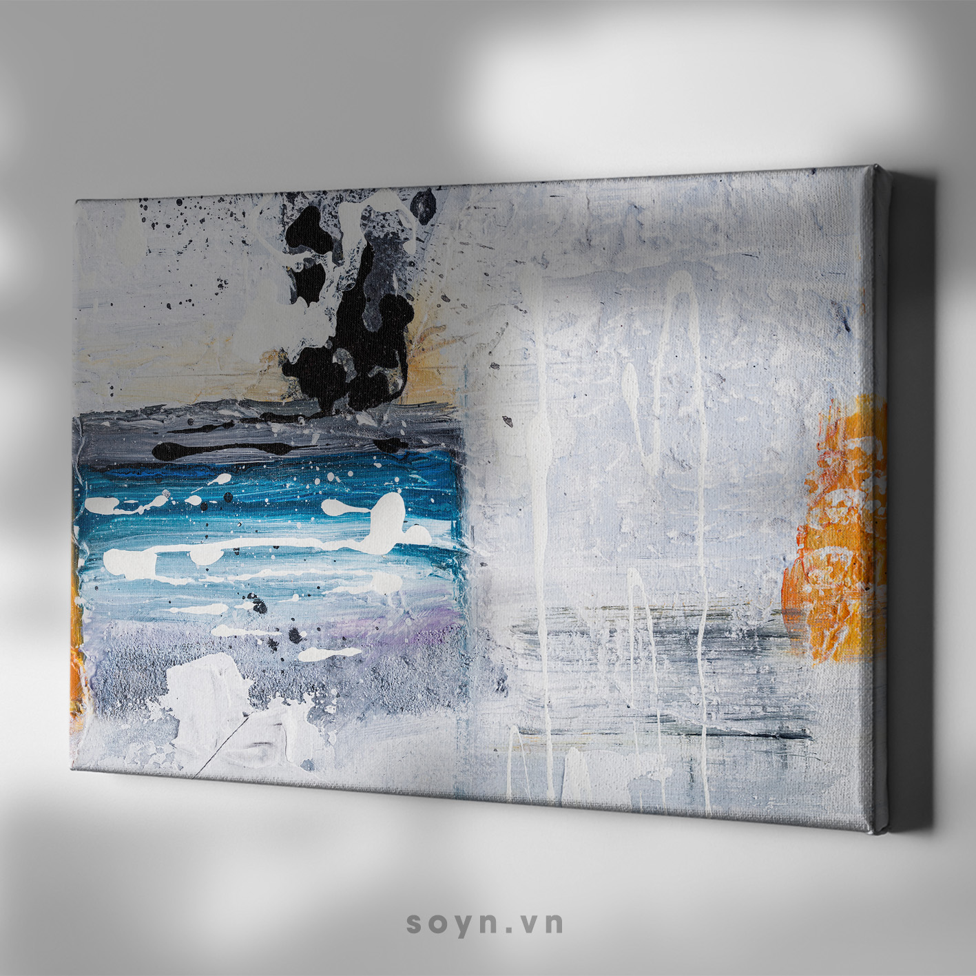 Tranh treo tường Cotton Canvas, Abstract / Trừu tượng, Tối giản, Soyn SU0319 Tranh Treo Tường Cotton Canvas, Abstract / Trừu Tượng, Tối Giản, Soyn Su0319