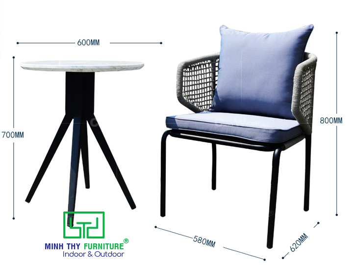 BÀN GHẾ NHỰA GIẢ MÂY MT2A237