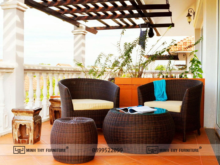 bàn ghế giả mây đẹp MT268
