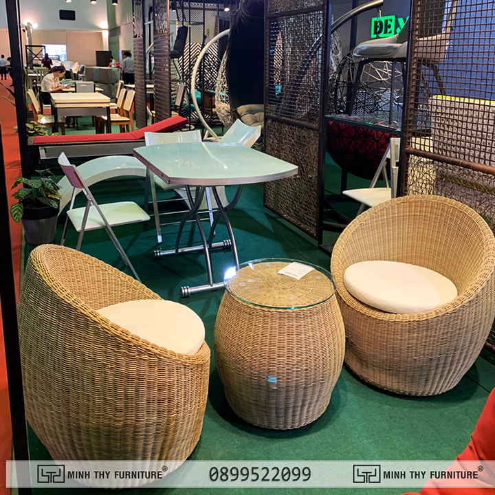 Những trải nghiệm khó quên tại Vietbuild TP.HCM tháng 9 năm 2020 37 Bàn Ghế Cafe Giả Mây