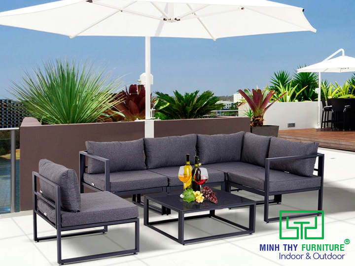 Bí Quyết "Vàng" Chọn Sofa Phòng Khách Nhỏ 4 ban ghe sofa sat hop son tinh dien ngoai troi mt1030