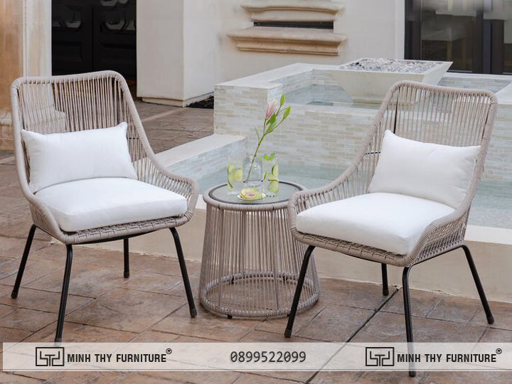 BỘ BÀN GHẾ BAN CÔNG NHỎ ĐẸP MT2010