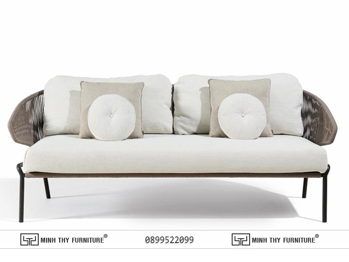 Bàn ghế sofa nhựa giả mây