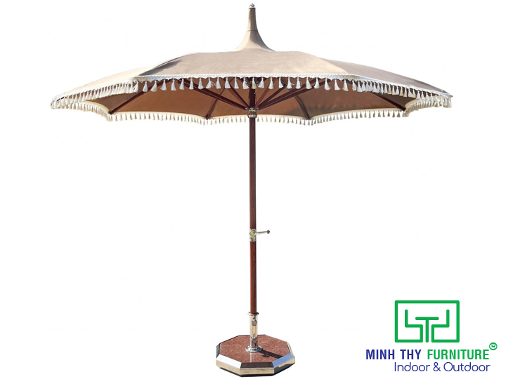 Dù Che Nắng – Lựa Chọn Hoàn Hảo Cho Mọi Không Gian Ngoài Trời 8 DU CHE NANG DINH NHON 8 KEO SON VAN GO NHOM MT526