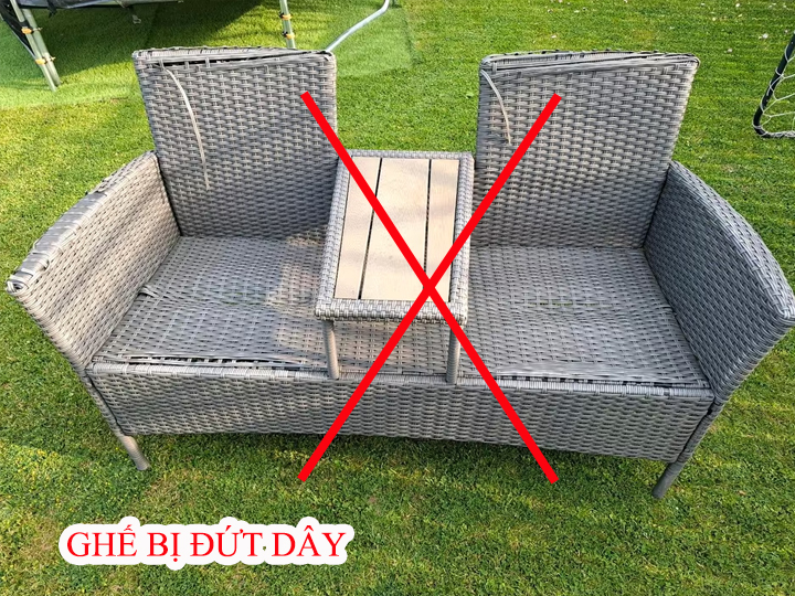 Ghế bị đứt dây