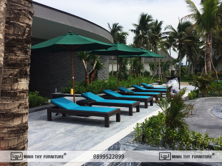 Ghế Hồ Bơi Mây Nhựa MT4A18