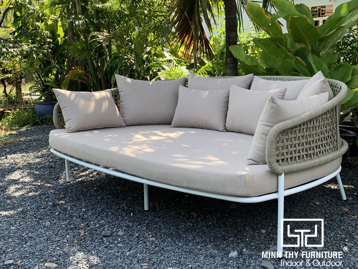 Giường hồ bơi dây dù MT 4003 6 Ghế Hồ Bơi Ngoài Trời Đan Dây Dù MT4003