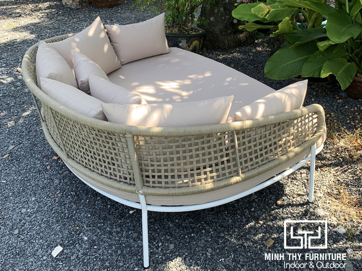 Giường hồ bơi dây dù MT 4003 7 Ghế Hồ Bơi Ngoài Trời Đan Dây Dù MT4003