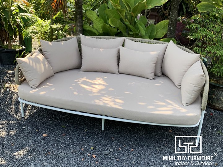 Ghế Hồ Bơi Ngoài Trời Đan Dây Dù MT4003