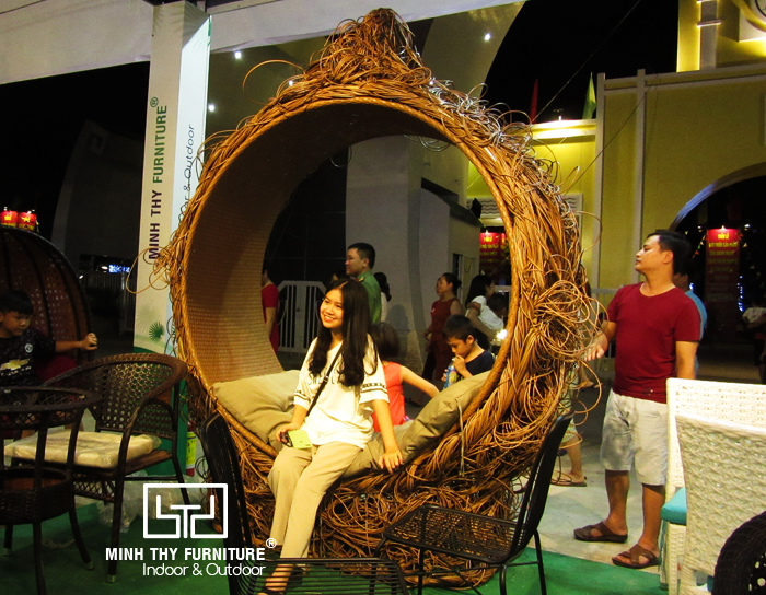 Những mẫu ghế nhựa giả mây thư giản "hot" năm 2020 5 GHẾ HỒ BƠI MÂY NHỰA MT4A63