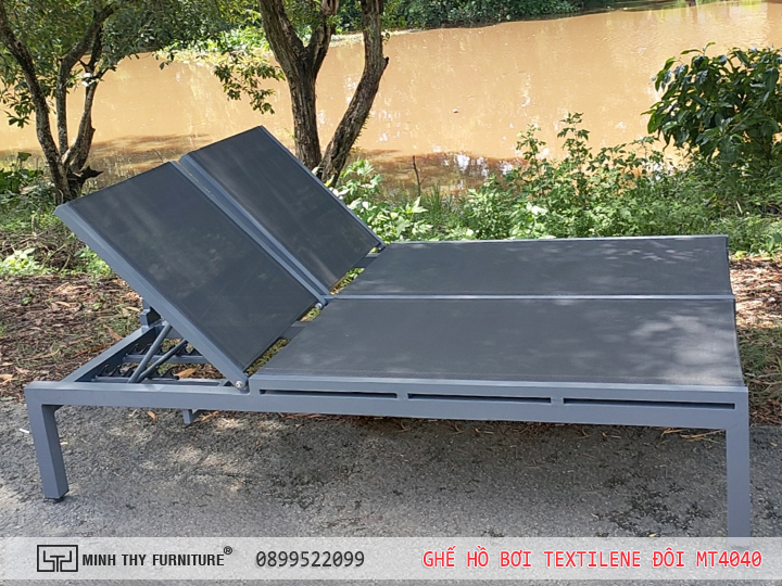 Ghế hồ bơi textilene đôi MT4040