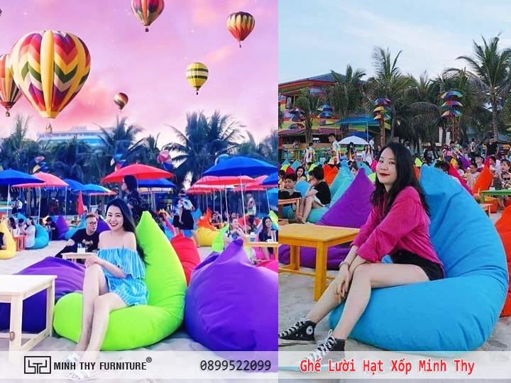 Ghế lười hạt xốp minh thy