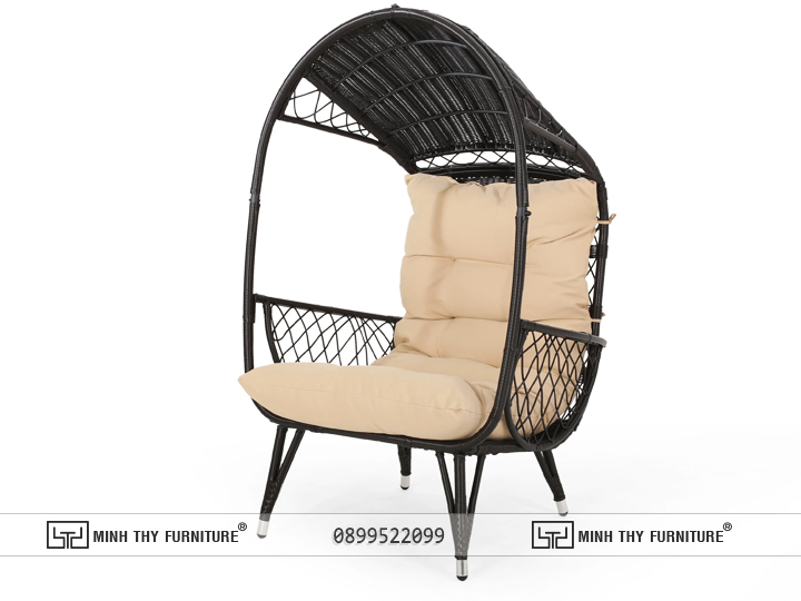 Những mẫu bàn ghế ban công mà bạn không thể bỏ qua. 16 GHẾ THƯ GIÃ MÂY NHỰA MT986
