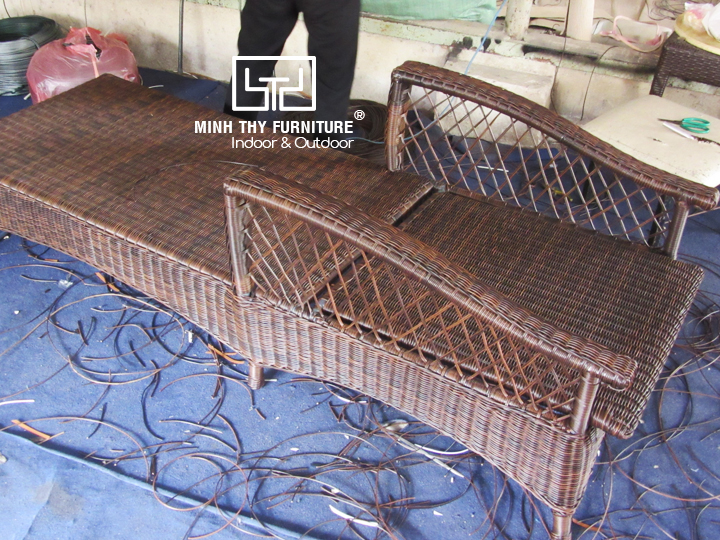  giường tắm nắng nhựa giả mây cao cấp