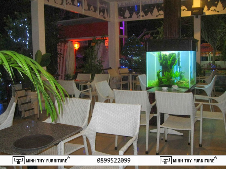 Linh Lan cafe phan thiết Bàn Ghế Nhựa Giả Mây Minh Thy