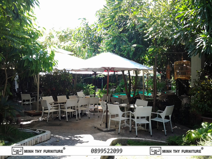 Linh Lan cafe phan thiết Bàn Ghế Nhựa Giả Mây Minh Thy