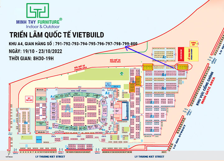 MINH THY FURNITURE THAM GIA TRIỂN LÃM QUỐC TẾ VIETBUILD TP.HCM - LẦN 4