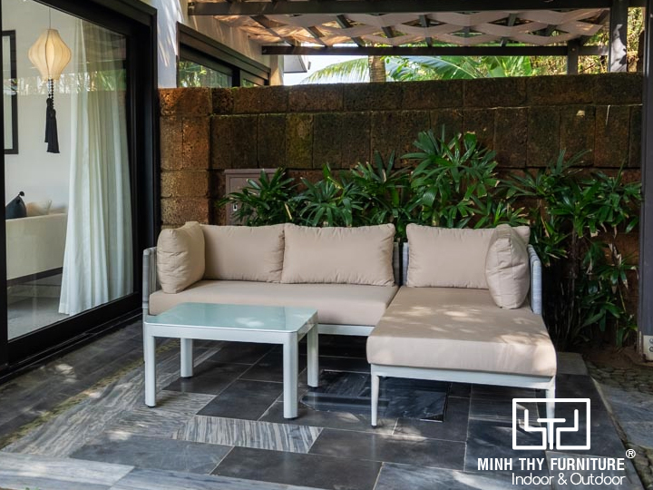 Sofa Mây Nhựa Ngoài Trời MT1028