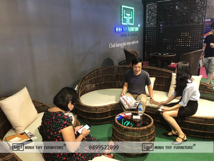 Bộ Sofa nhựa giả mây MT 1000 1 SOFA NHỰA GIẢ MÂY MT1000