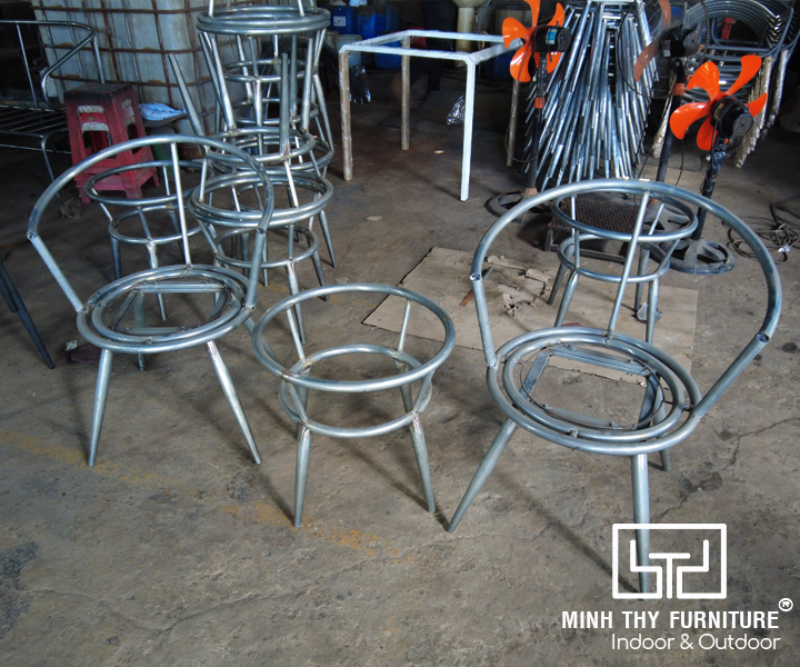 Xưởng sản xuất ghế giả mây số lượng lớn Nội Thất Mình Thy