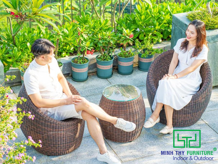 bộ bàn ghế cafe sân vườn Hà Nội 