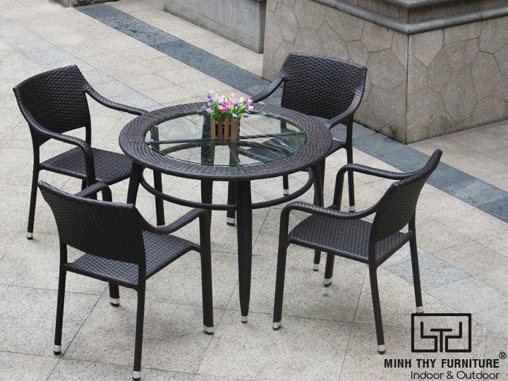 BÀN GHẾ NHỰA GIẢ MÂY MT2A127 - Bàn ghế cafe sân vườn cao cấp giá rẻ – Minh Thy Furniture Bàn Ghế Nhựa Giả Mây Mt2A127 - Bàn Ghế Cafe Sân Vườn Cao Cấp Giá Rẻ – Minh Thy Furniture