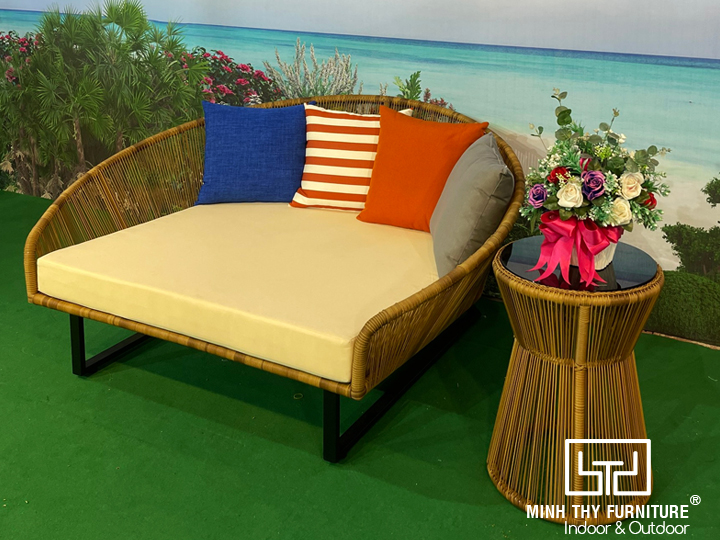Ghế Hồ Bơi Nhựa Giả Mây MT4050 3 Ghế Hồ Bơi Nhựa Giả Mây MT4050-MT2A206