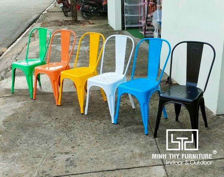 Ghế sắt Tolix Cafe MTT1518 phong cách industrial