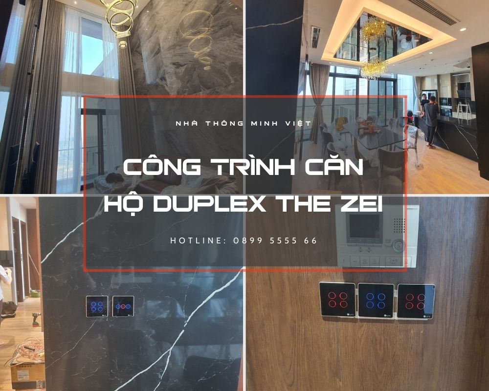 Căn hộ Duplex The Zei với điện thông minh Lumi