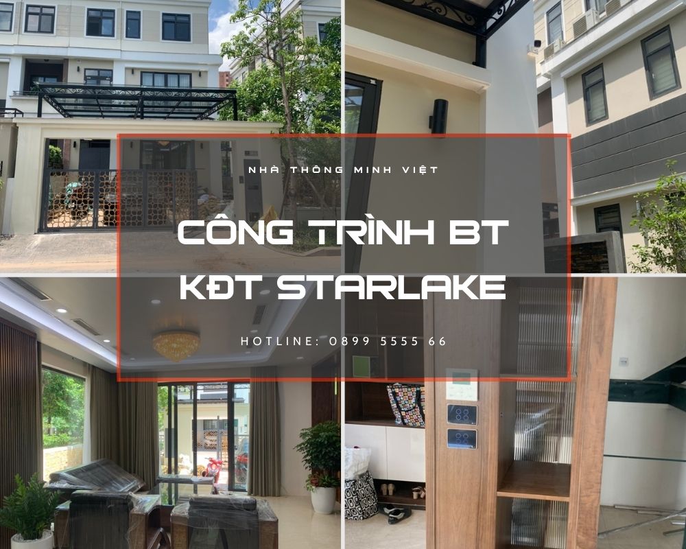 Biệt thự thông minh KĐT Starlake của chuyên gia tự động hóa