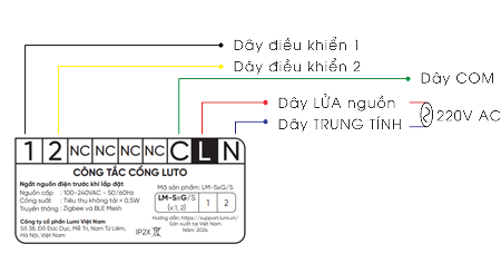 Hướng dẫn lắp đặt và cài đặt công tắc cổng Luto