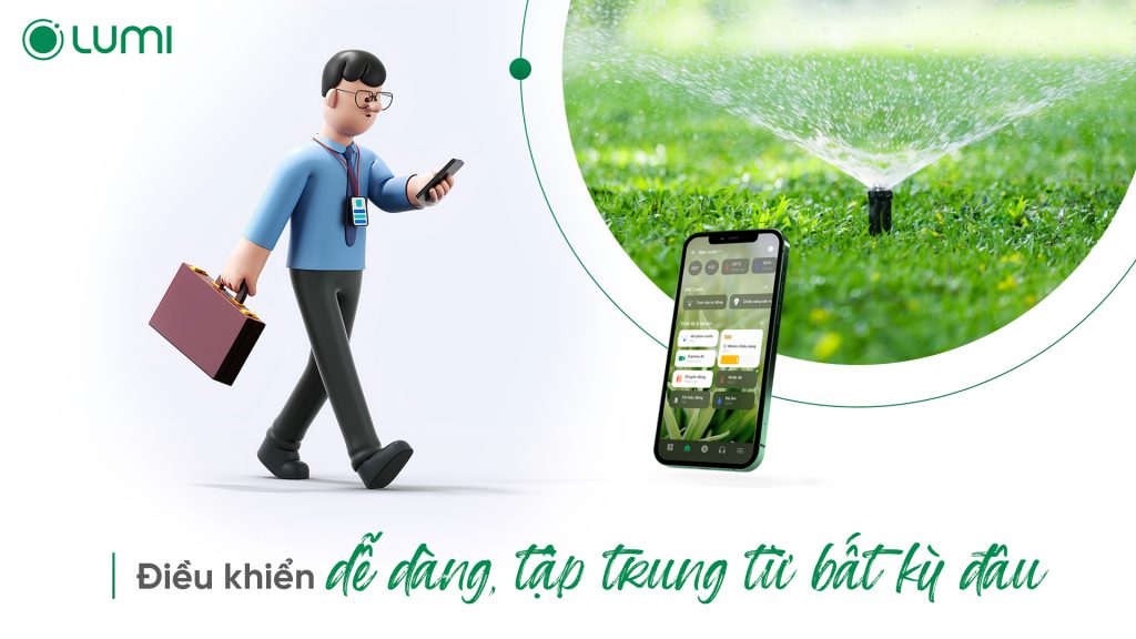 Điều khiển dễ dàng, tập trung từ bất kỳ đâu