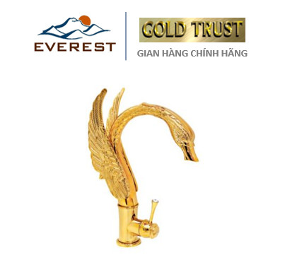 Vòi Nước Thiên Nga Mạ Vàng EVEREST EV-MV12