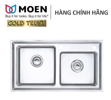 Chậu rửa chén 2 hộc moen model: 22183