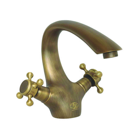 Vòi lavabo nóng lạnh bằng đồng EV-2011