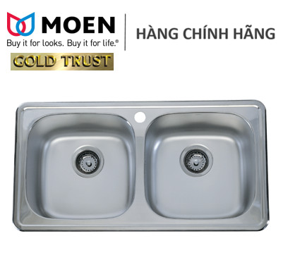 Chậu rửa chén 2 hộc MOEN Model: MCL314