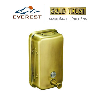 Hộp nhấn xà phòng bằng đồng Everest EV-4025