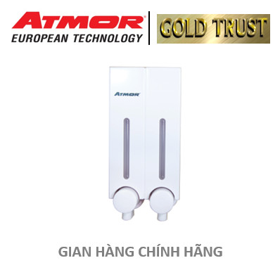 Hộp Nhấn Xà Phòng 2 Hộc Nhựa ABS Atmor Model: DH-725-2W