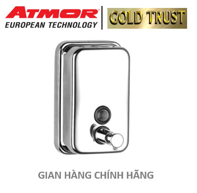 Hộp nhấn xà phòng Inox SUS 304 ATMOR Model: 8077