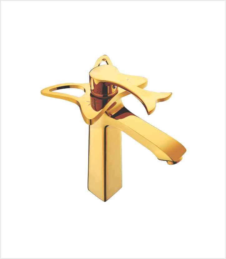 Vòi Nước (Vòi Lavabo) Cao Mạ Vàng EVEREST EV-MV20