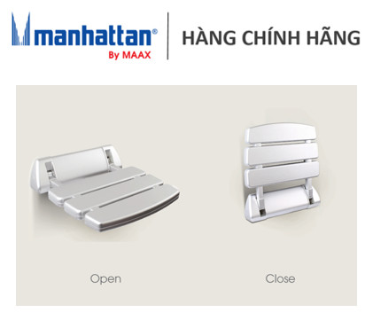 GHẾ NGỒI TRONG PHÒNG TẮM TREO TƯỜNG MANHATTAN MODEL MC-3