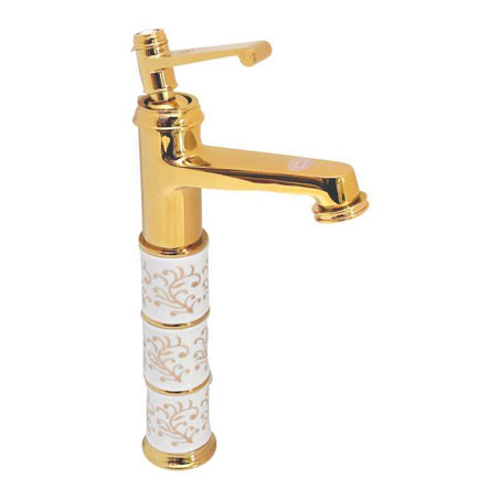 Vòi Nước (Vòi Lavabo) Cao Mạ Vàng EVEREST EV-MV18