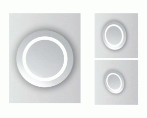 Gương treo tường có đèn LED ATMOR Model: YSJ-D1